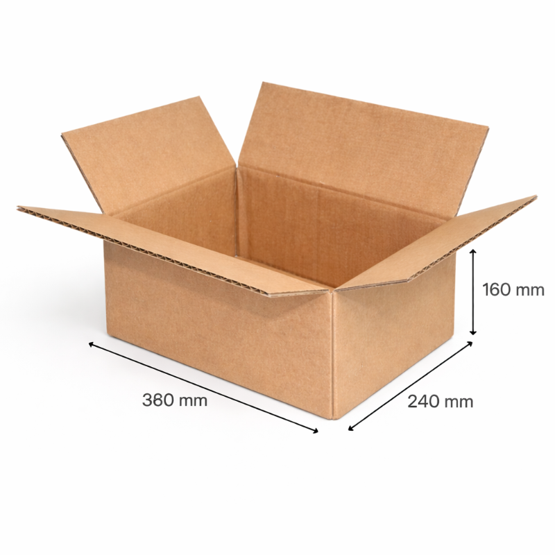 25 Graskartons 330 x 240 x 160 mm Grapapier Kartons Versandkartons aus