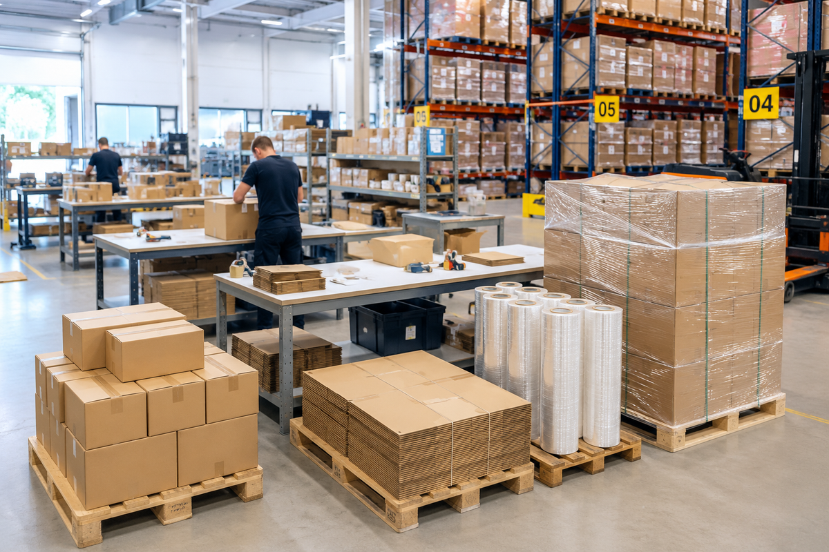 Verpackungslösungen für Fulfillment Lagerlogistik und Versandprozesse