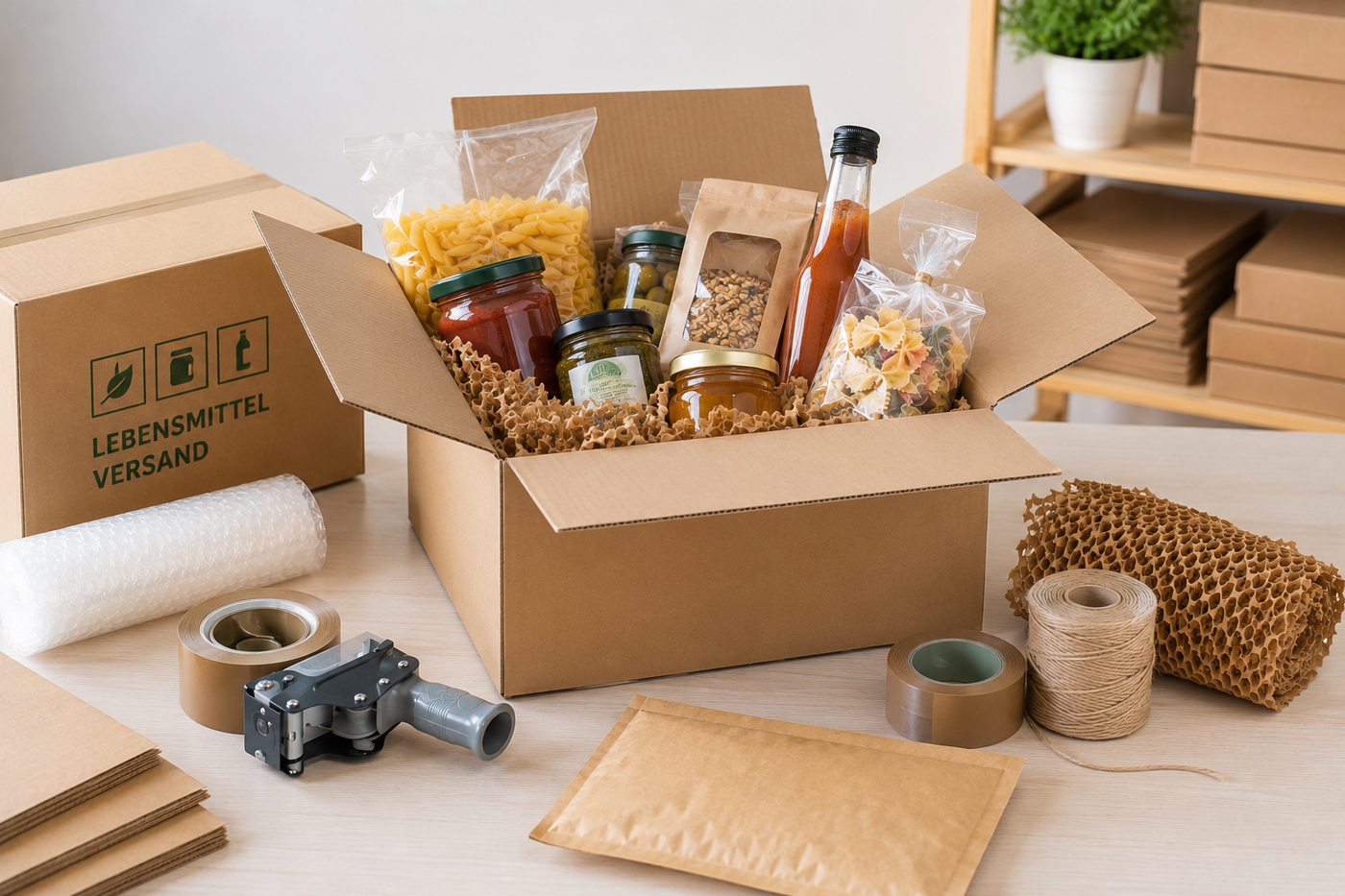 Verpackungslösungen für Lebensmittelversand