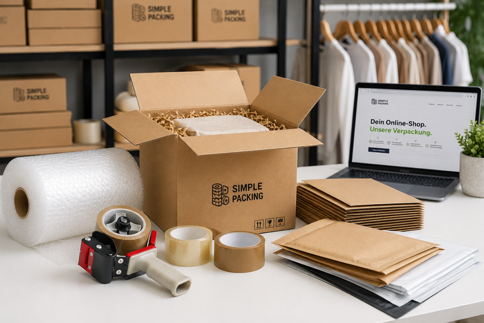 Verpackungsmaterial für Online-Shops bei Simple Packing