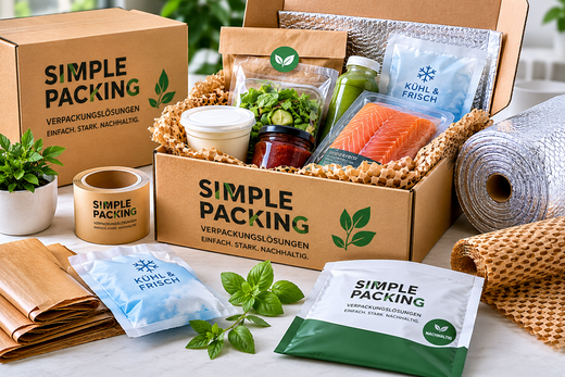 Verpackungsmaterial für Lebensmittelversand
