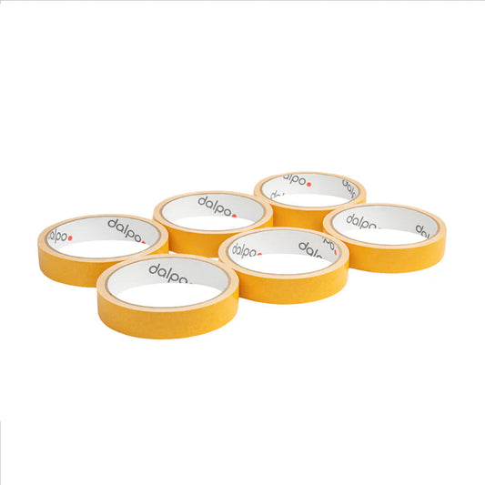 Doppelseitiges Klebeband 19 mm x 10 m mit PE-Folie und Silikonpapier-Liner auf 3-Zoll-Kern für präzise Verklebungen